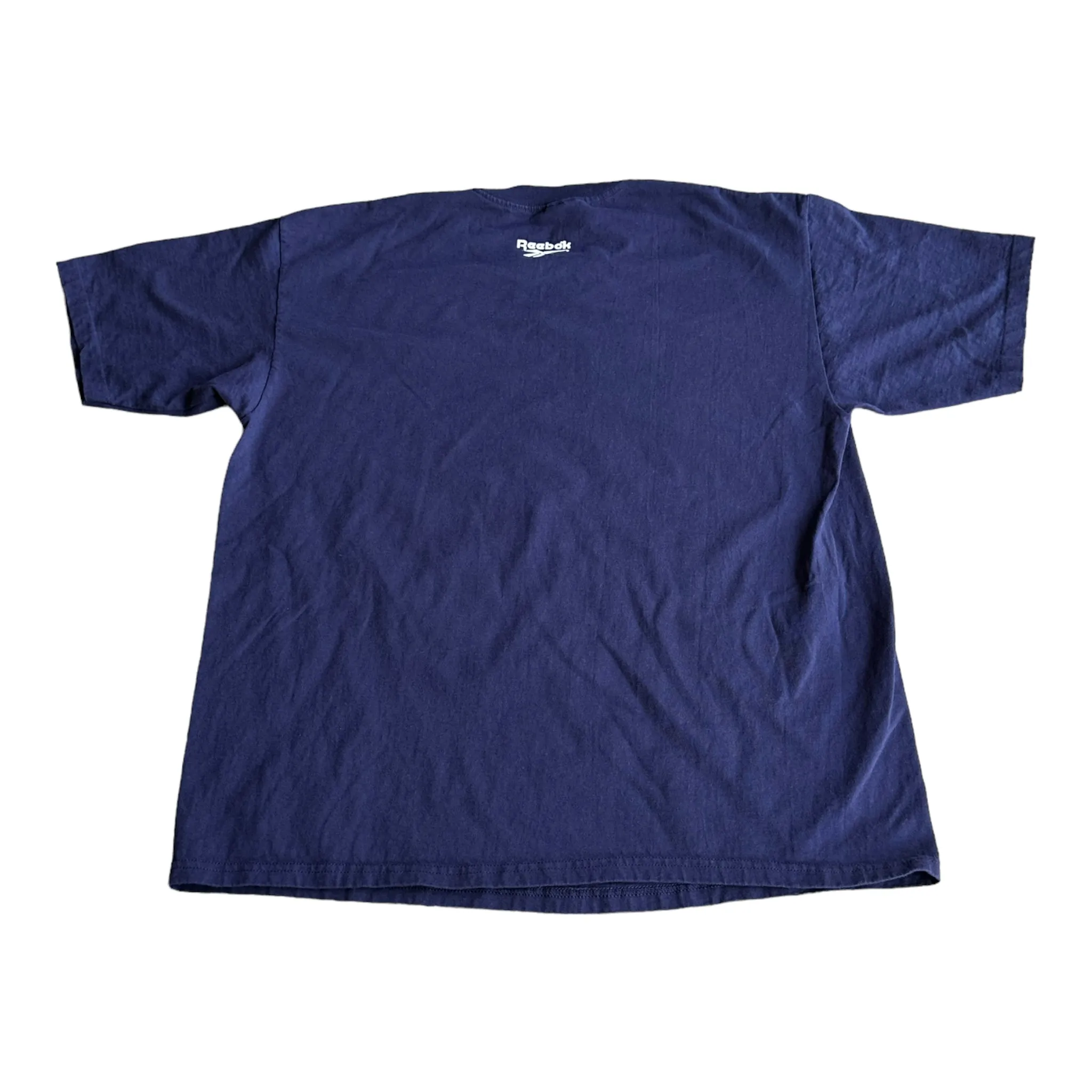90's Reebok San Diego Chargers Navy Helmet Tee-C638