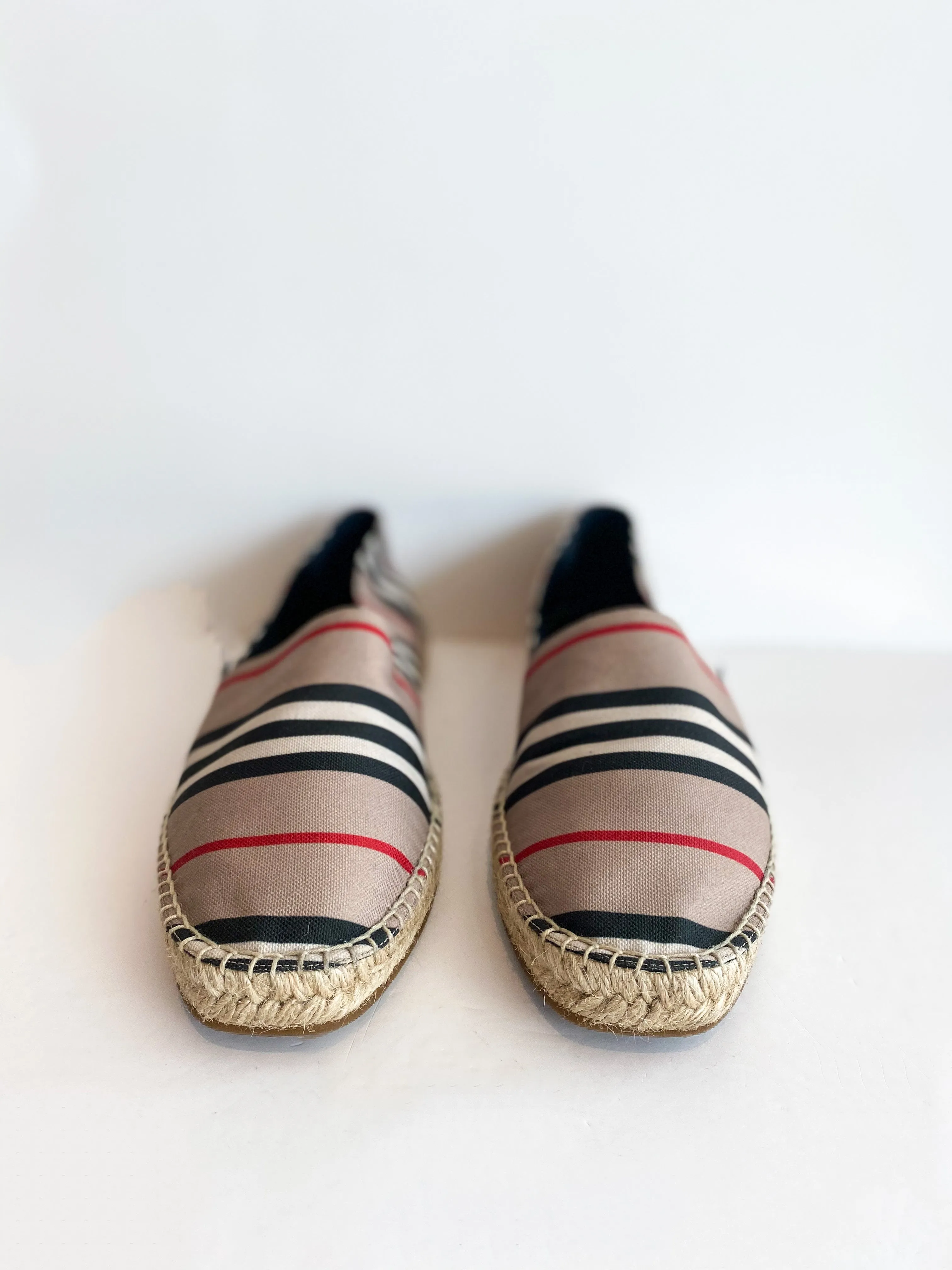 Burberry Alport Striped Espadrille